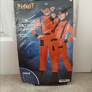 Spirit Orange Astronaut Jumpsuit Costume for Kids